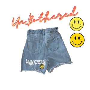 Unbothered Boohoo Denim Shorts
